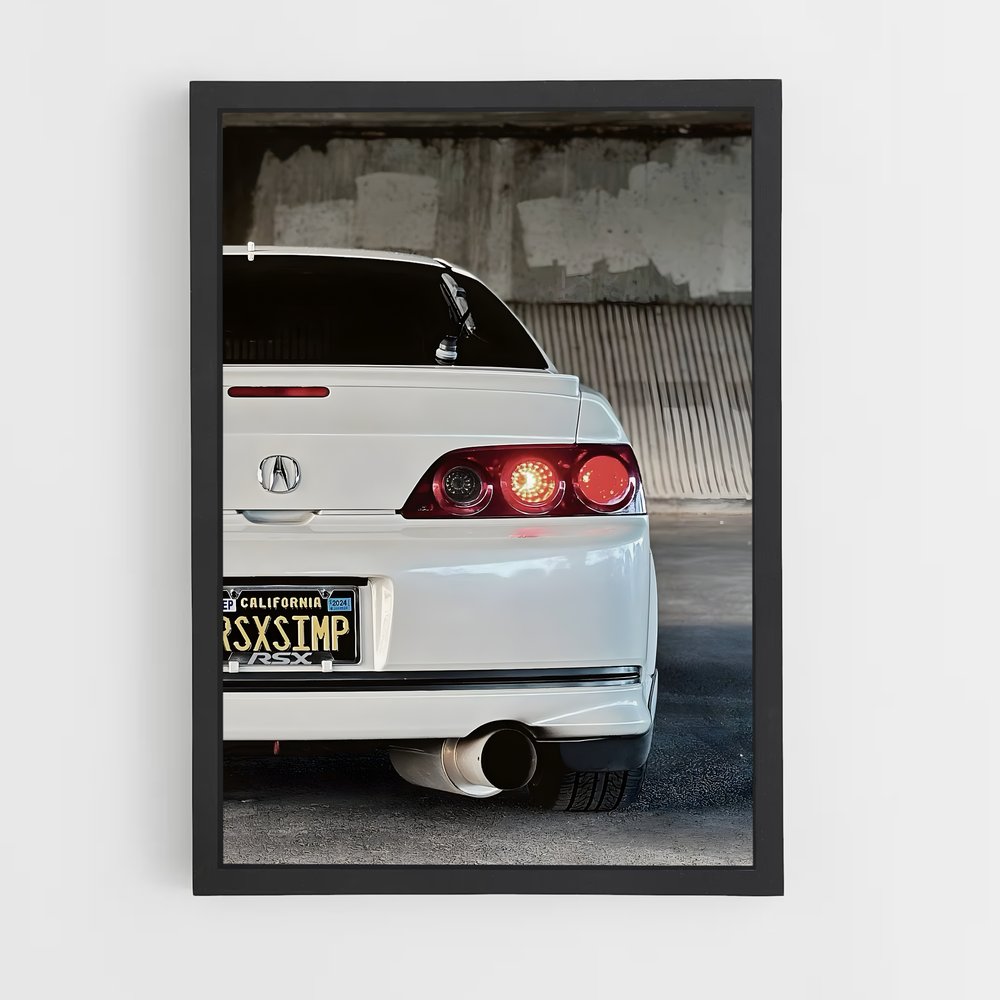 Poster Rsx type – affiche Acura (vue 2)
